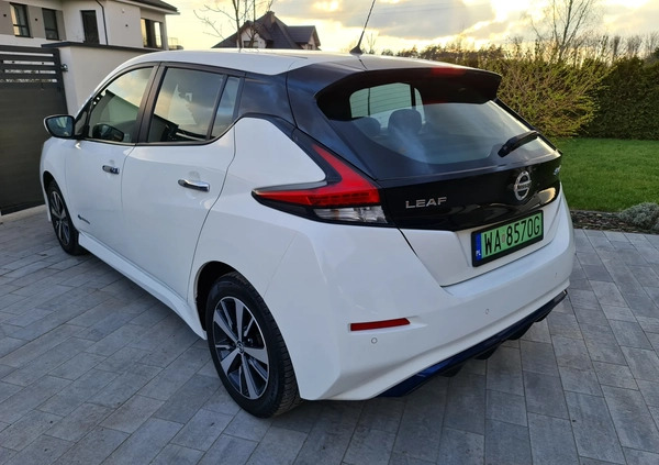 Nissan Leaf cena 73900 przebieg: 46200, rok produkcji 2018 z Warszawa małe 211